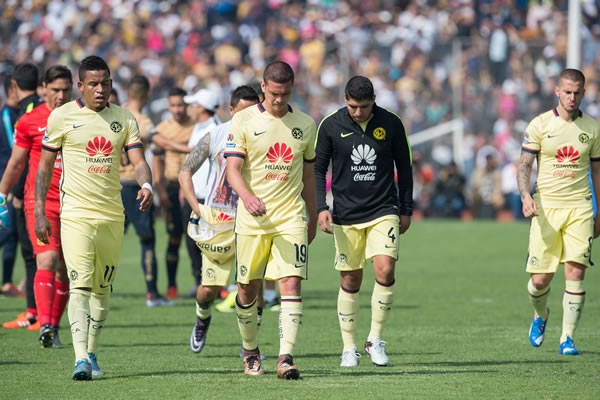 América no consiguió el objetivo.