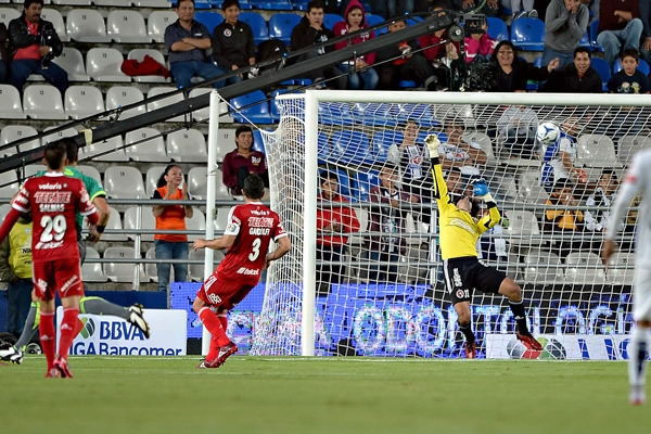 Ariel Nahuelpan marcó el primero y Vilar no pudo evitarlo.