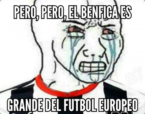 Benfica y Rayados, la burla en memes