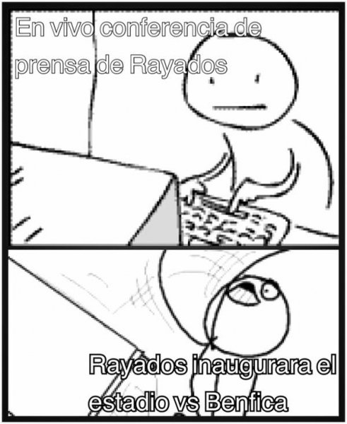 Benfica y Rayados, la burla en memes