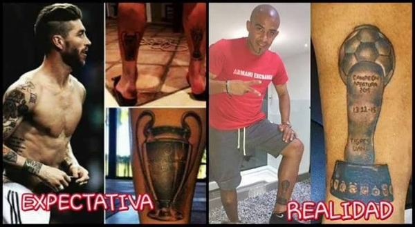 'Cacha', la burla en memes por su tatuaje