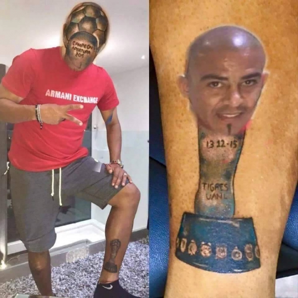 'Cacha', la burla en memes por su tatuaje