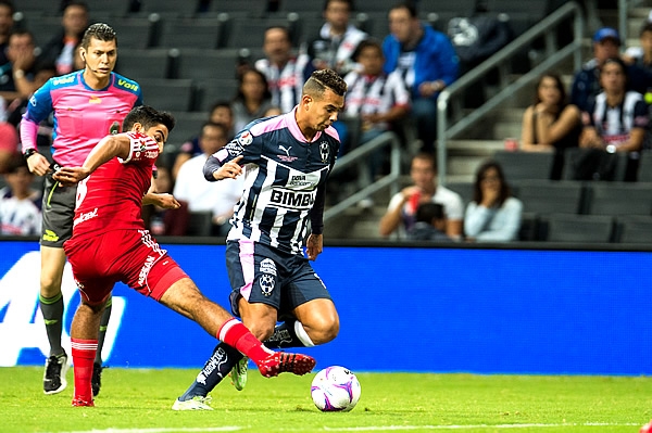 Cardona tuvo un buen desempeño en el ataque de Rayados.