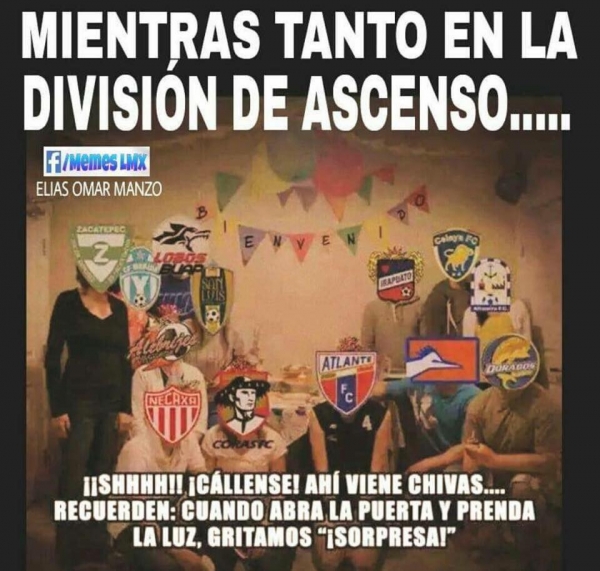 Chivas y celestes brillaron en los Memes.