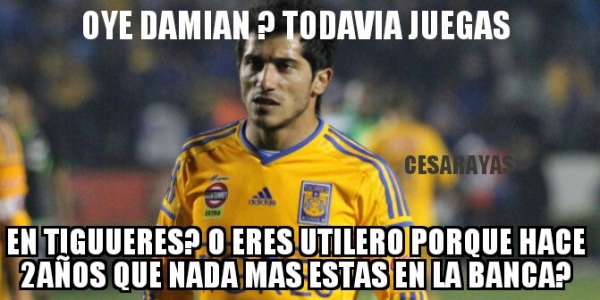 Damián, 'el que estaba muerto' en memes
