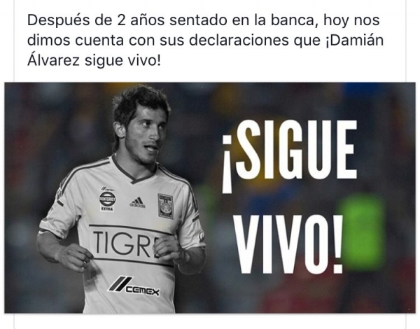 Damián, 'el que estaba muerto' en memes