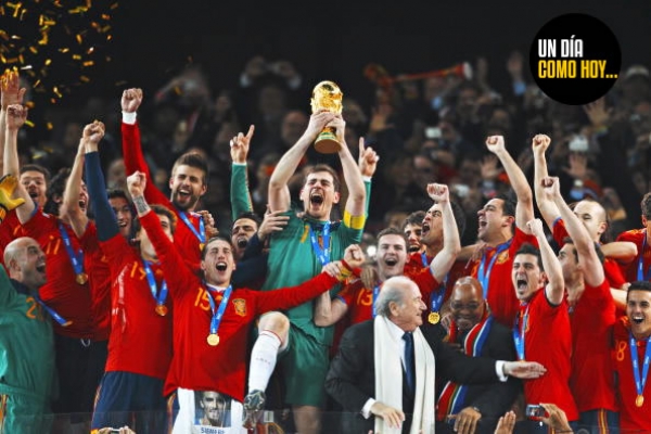 11 de julio de 2010. España se proclama Campeón del Mundo en Sudáfrica