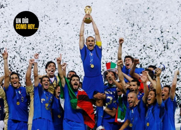 9 de junio de 2006, la Selección Italiana se alzaba con la Copa del Mundo en el Olímpico de Berlín