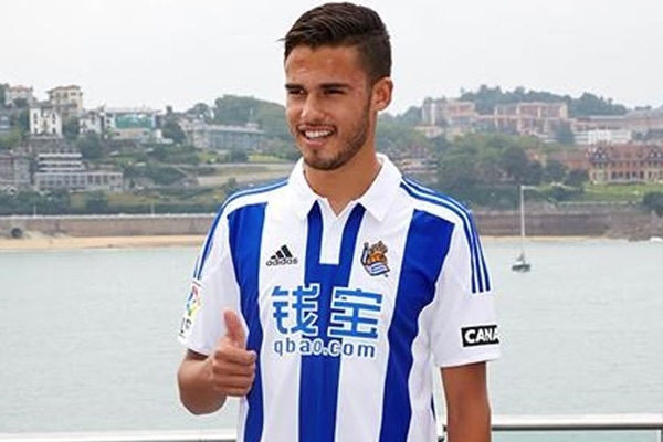 Diego Reyes llegó a préstamo a la Real Sociedad.