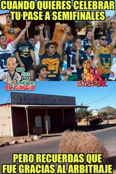El aliado de Pumas en memes. 