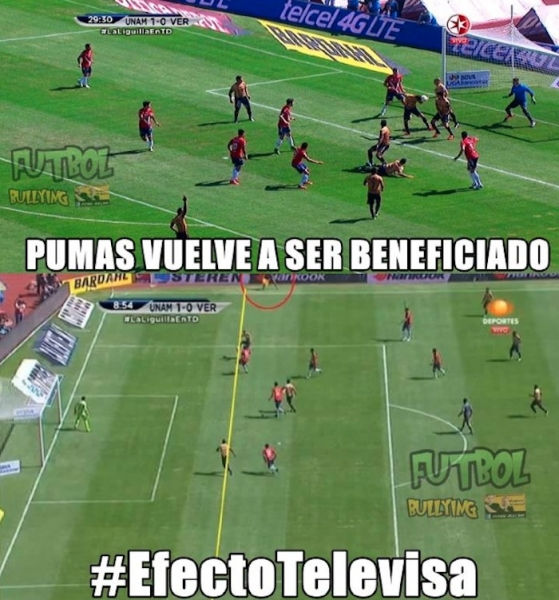 El aliado de Pumas en memes. 
