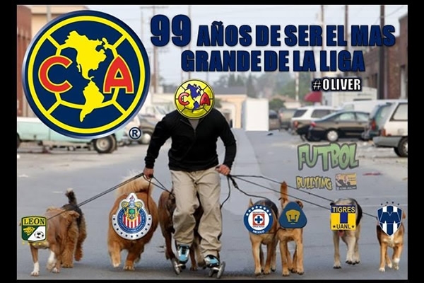 El aniversario 99 del Club América, en memes.