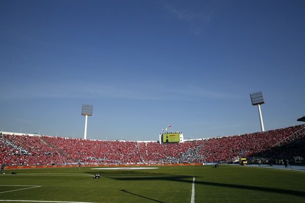 El Estadio Nacional en su máxima capacidad.