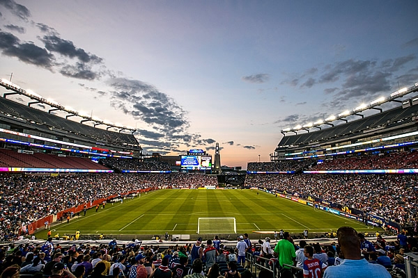 El Gillette Stadium lució sus mejores galas.