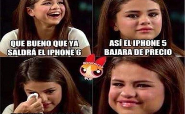 El iPhone también inspira en memes plus.
