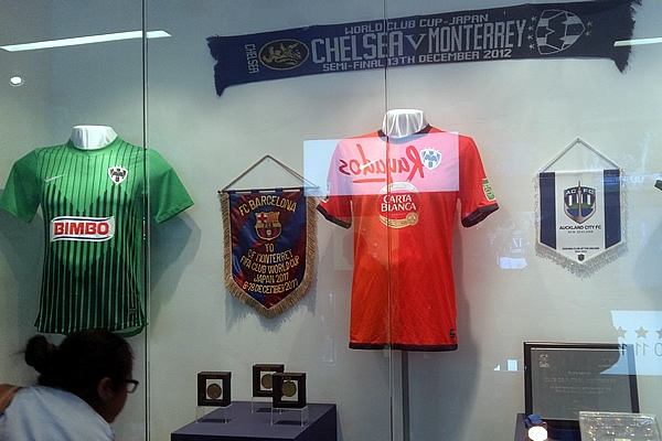 El nuevo museo de Rayados, muestra la historia del equipo.