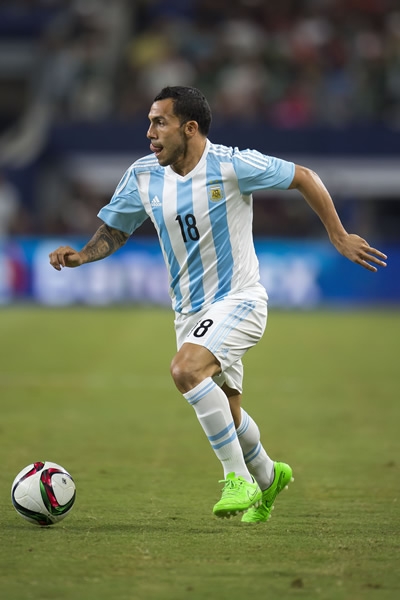 El siempre peligroso, Carlos Tévez.