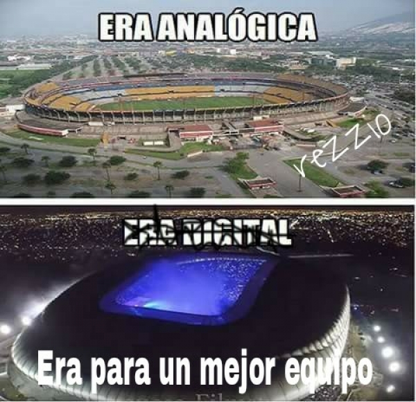 Era analógica y digital de Tigres y Rayados