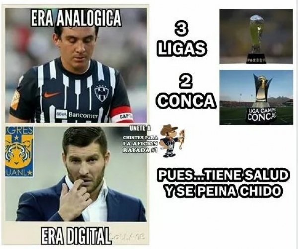Era analógica y digital de Tigres y Rayados
