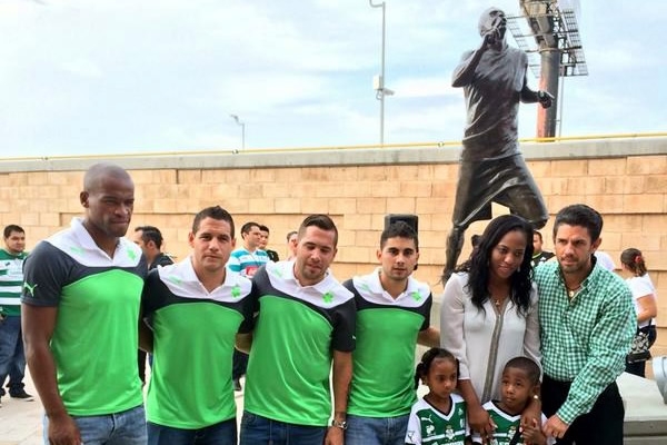 La familia del fallecido Christian Benítez acudió al TSM para ver el partido.