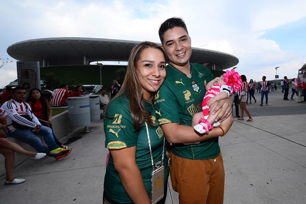 Fans de Santos también hicieron el viaje hasta Guadalajara.