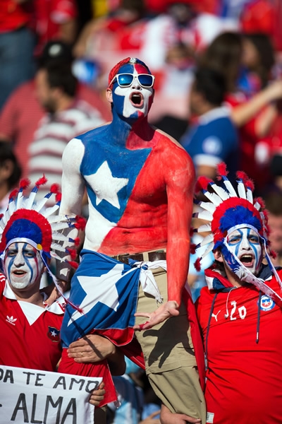 Una gran fiesta se vivió en el Estadio Nacional previo al juego.