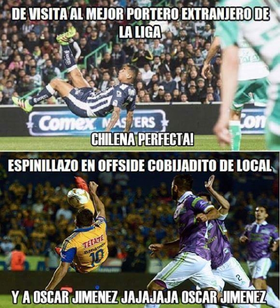 Golazos regios y los 400 de 'Tuca' en memes