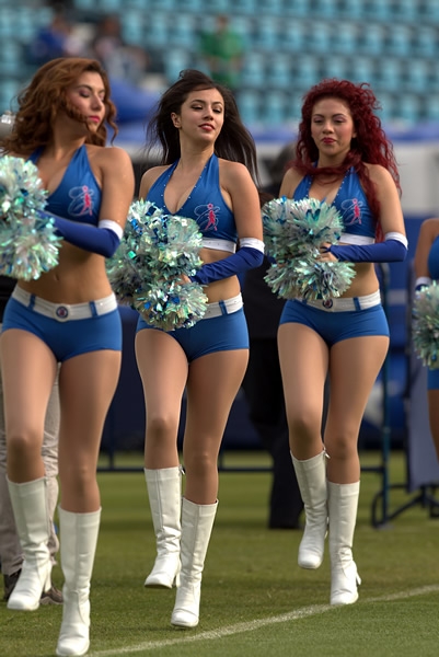 La belleza se hizo presente en el Estadio Azul.