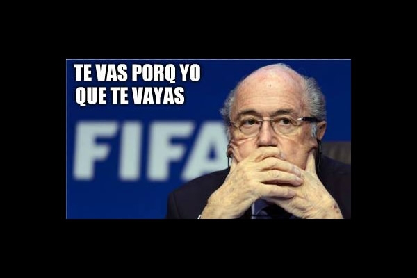 La despedida de Blatter en memes.