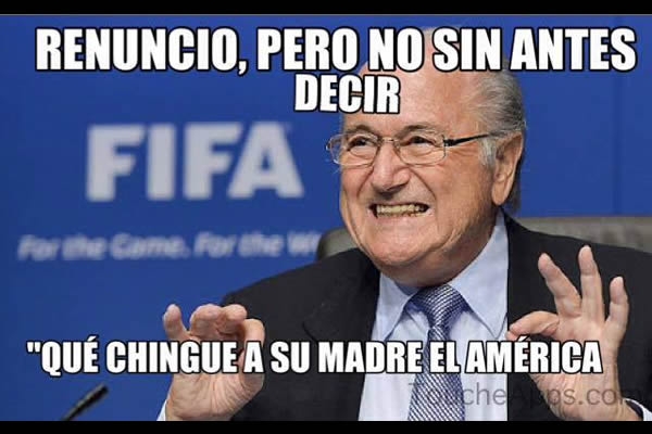 La despedida de Blatter en memes.