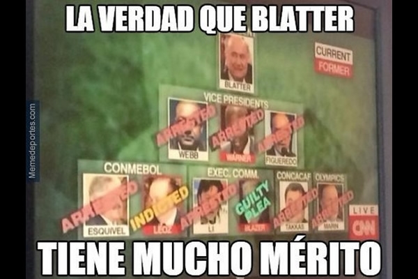 La despedida de Blatter en memes.