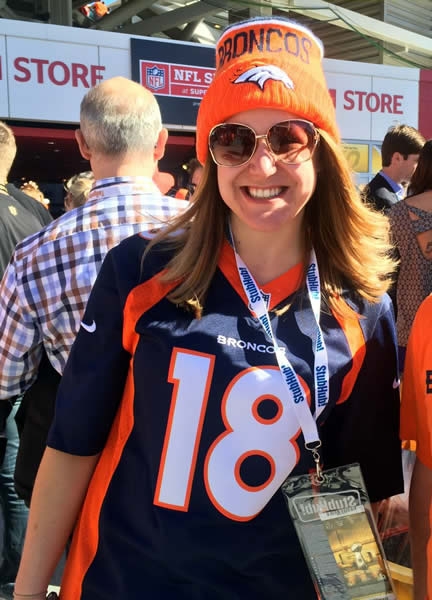 Las bellas asistentes al Super Bowl.