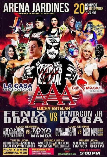 Las carteleras que se realizarán del 15 al 21 de diciembre.