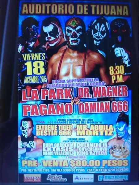 Las carteleras que se realizarán del 15 al 21 de diciembre.