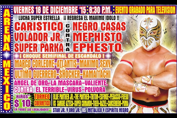 Las carteleras que se realizarán del 15 al 21 de diciembre.