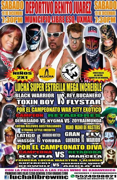 Las carteleras que se realizarán del 15 al 21 de diciembre.