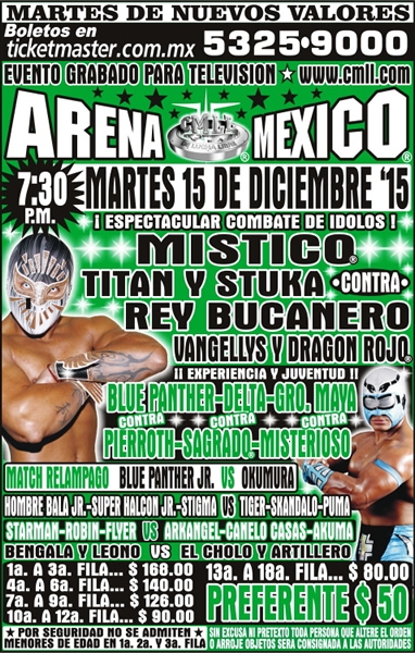 Las carteleras que se realizarán del 15 al 21 de diciembre.