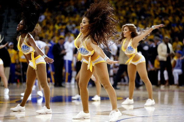 Las Chicas Cheerleaders de la NBA.
