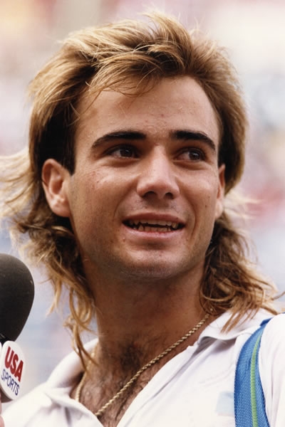 Los años pasan por los deportistas. Andre Agassi.