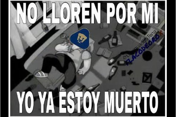 Los memes no perdonaron a Pumas.