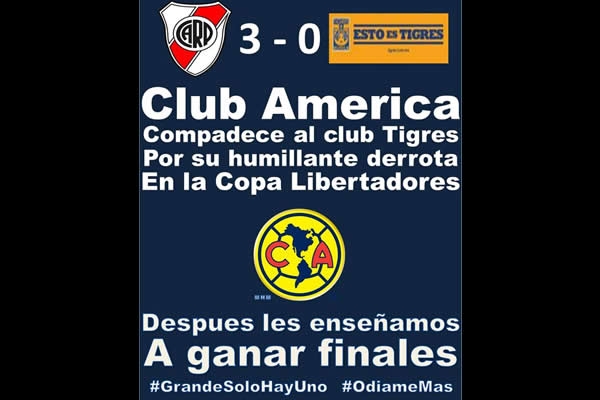 Los Tigres perdieron en la cancha y en los memes.