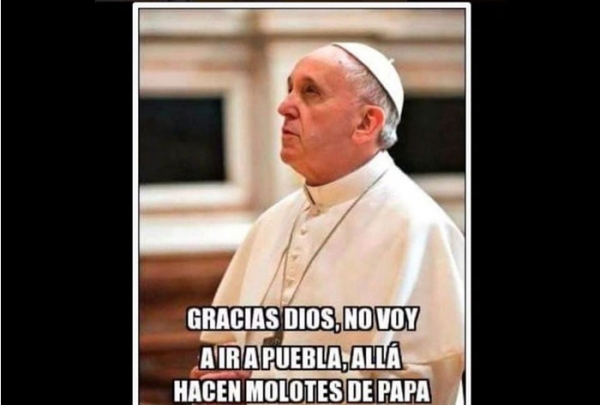 Memes del Papa en la CDMX.