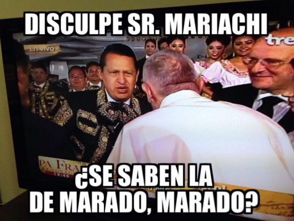 Memes del Papa en la CDMX.