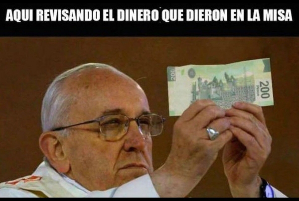 Memes del Papa en la CDMX.