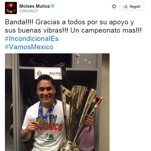 Moy Muñoz no podía con la felicidad