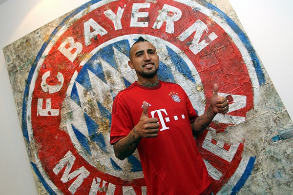 Pep Guardiola y el Bayern soltaron 37 mde por Arturo Vidal.