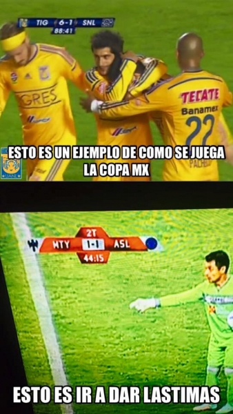 Rayados, la burla en memes