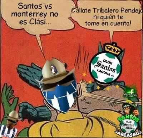 Santos, la burla de Rayados y Tigres - memes