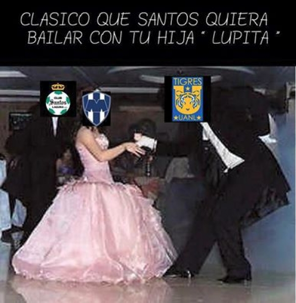 Santos, la burla de Rayados y Tigres - memes
