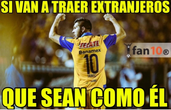 Tigres, el 'rebane' en memes